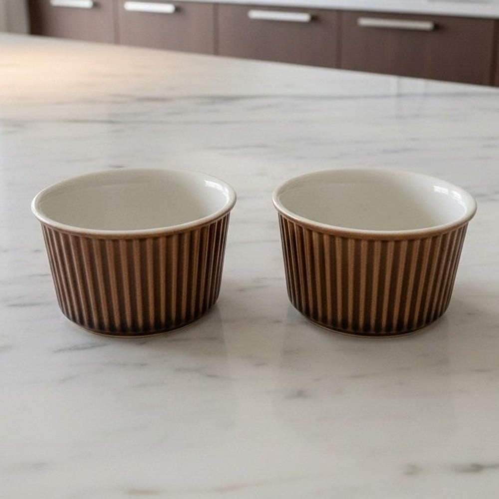 Villeroy & Boch Custard Dish, Set of 2, Glazed Ceramic, Replacement Kitchenware